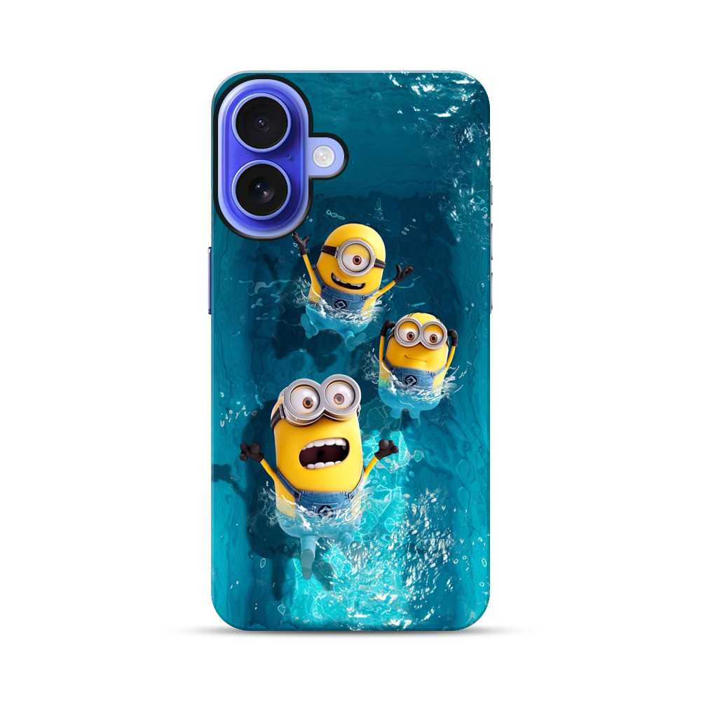 ミニオンズ水泳 iPhone 17オリジナル耐衝撃ケース