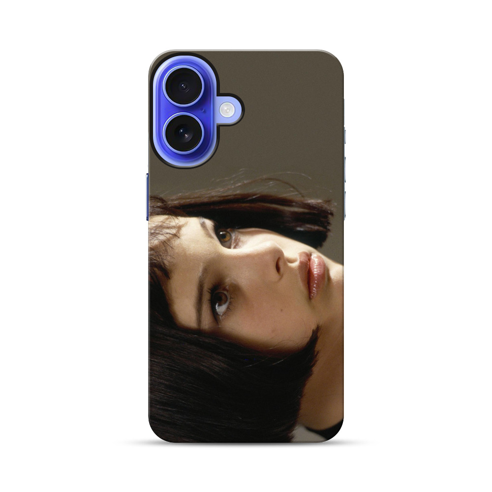 むつかしい表情の女性 iPhone 17オリジナル耐衝撃ケース