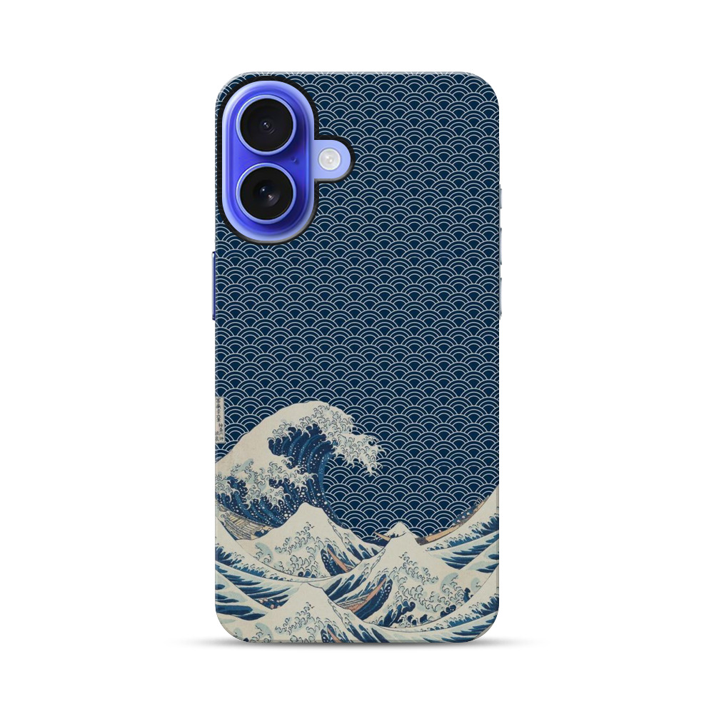 波の模様 iPhone 17オリジナル耐衝撃ケース