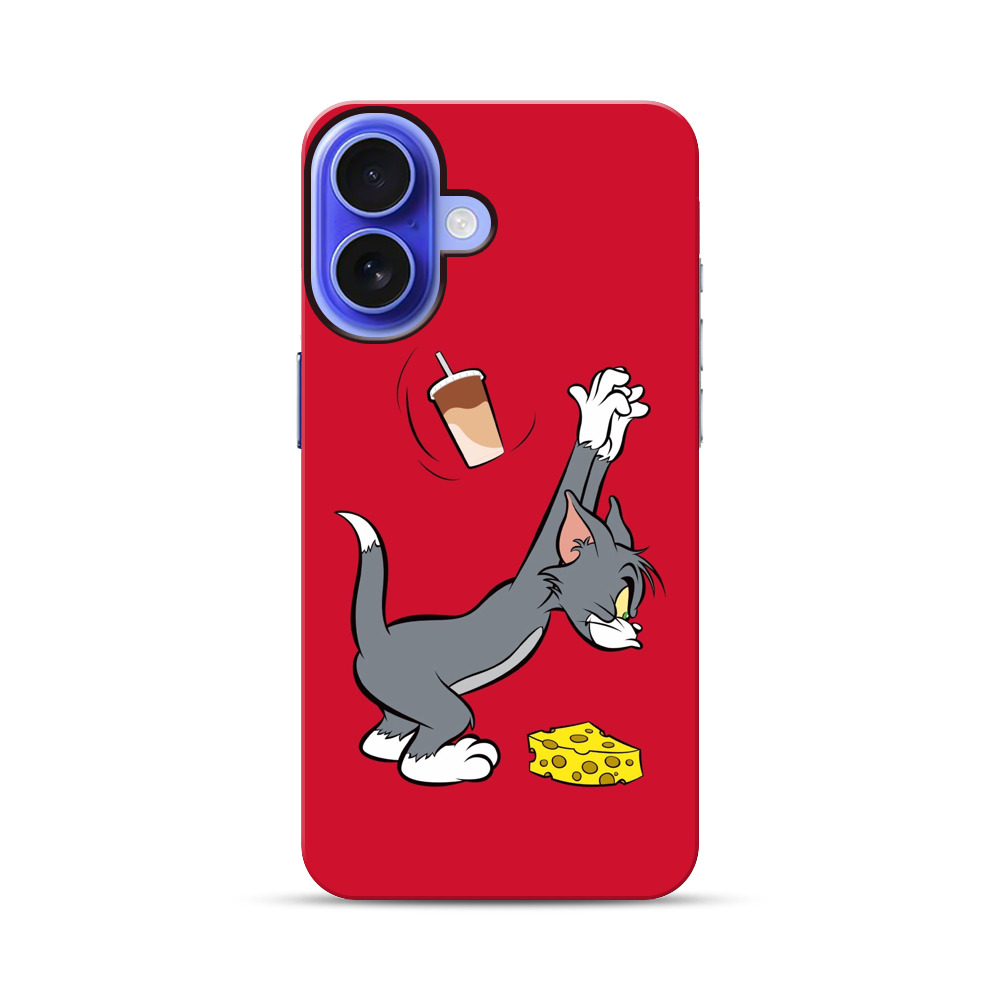 コーヒーカップと猫 iPhone 17オリジナル耐衝撃ケース