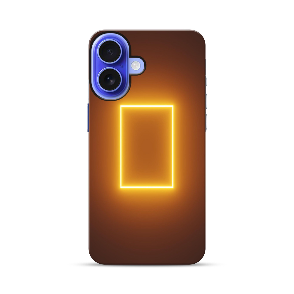 オレンジネオン枠 iPhone 17オリジナル耐衝撃ケース