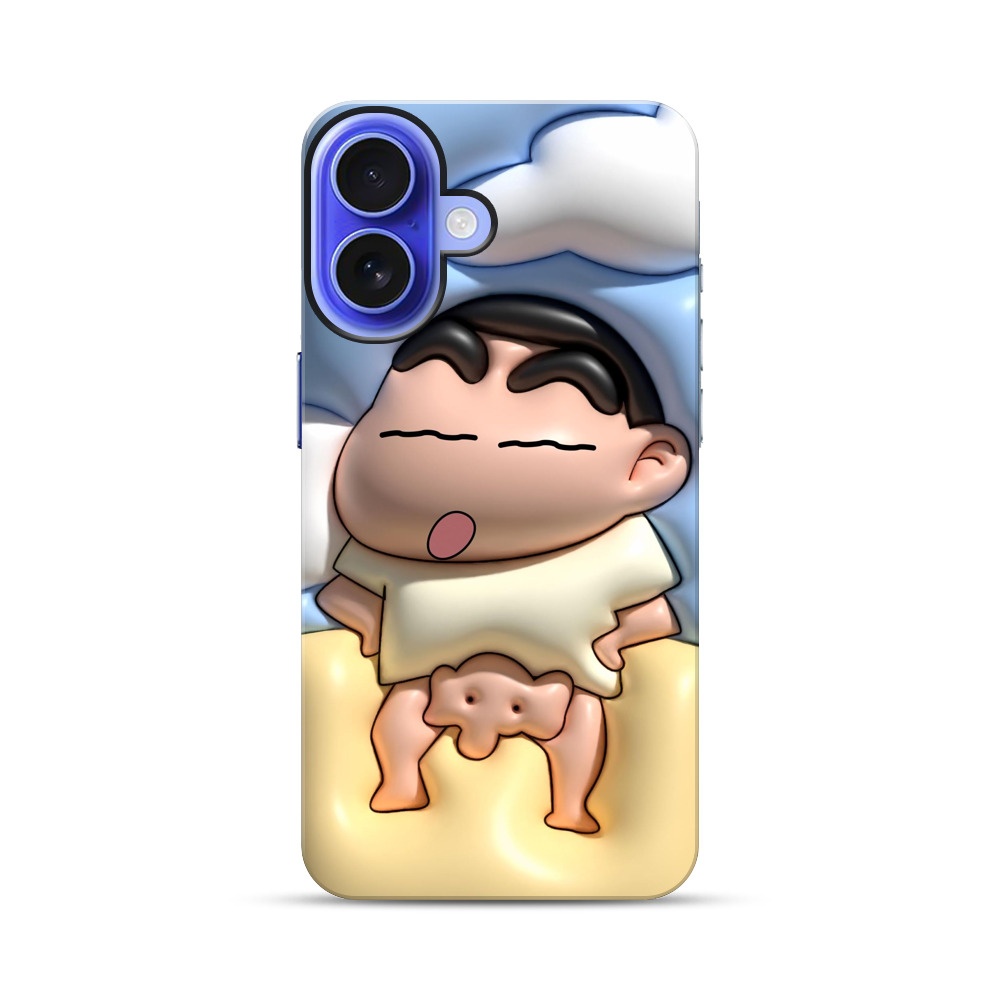 ねているしんちゃん iPhone 17オリジナル耐衝撃ケース