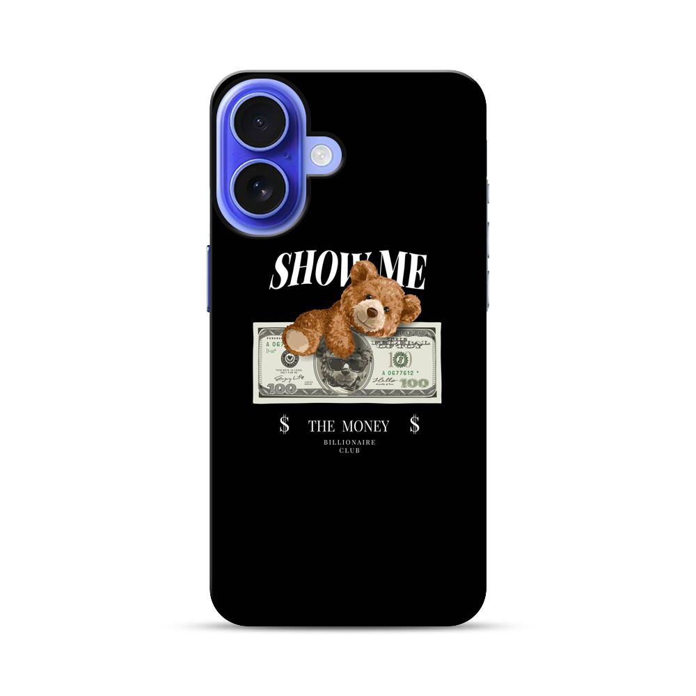 お金とクマのぬいぐるみ iPhone 17オリジナル耐衝撃ケース