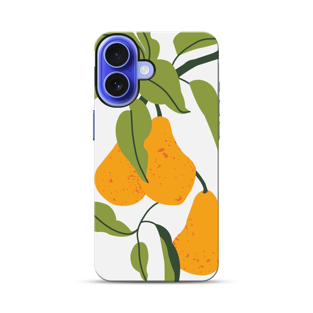 オレンジの洋梨 iPhone 17オリジナル耐衝撃ケース