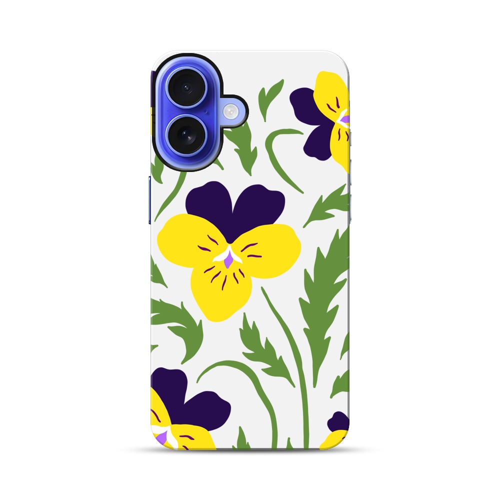 パンジーの花 iPhone 17オリジナル耐衝撃ケース