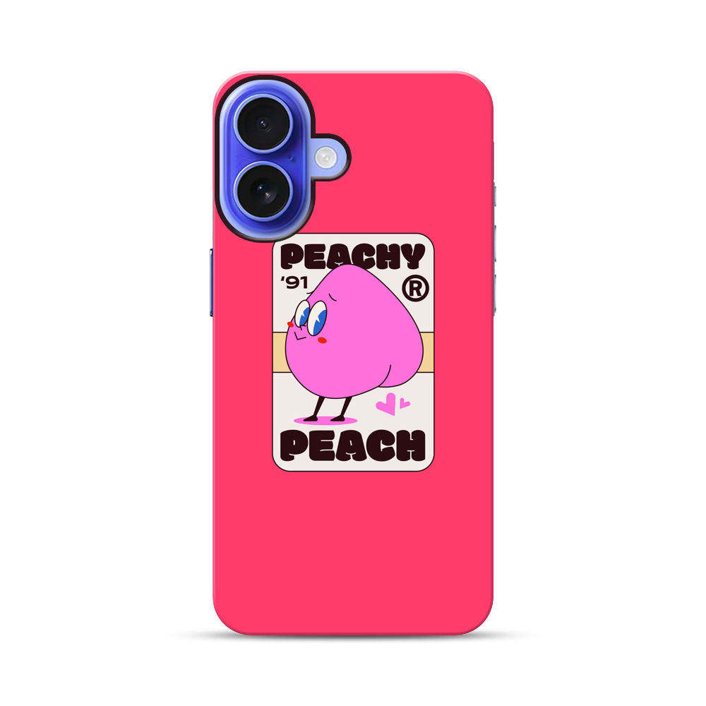 ピーチキャラクター iPhone 17オリジナル耐衝撃ケース
