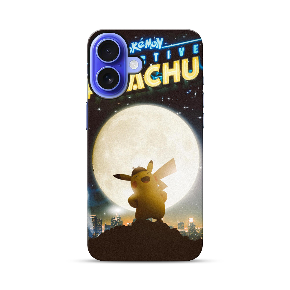 満月の探偵ピカチュウ iPhone 17オリジナル耐衝撃ケース