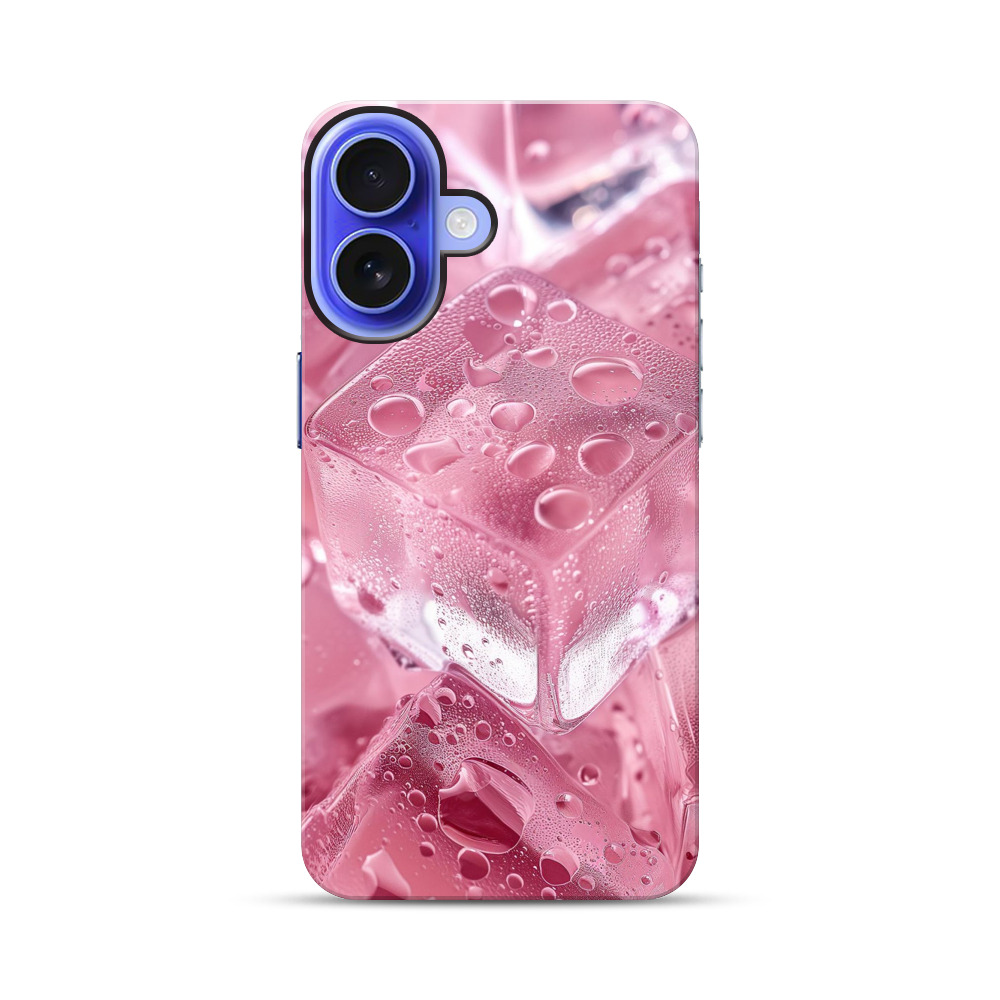 ピンク氷のキューブ iPhone 17オリジナル耐衝撃ケース