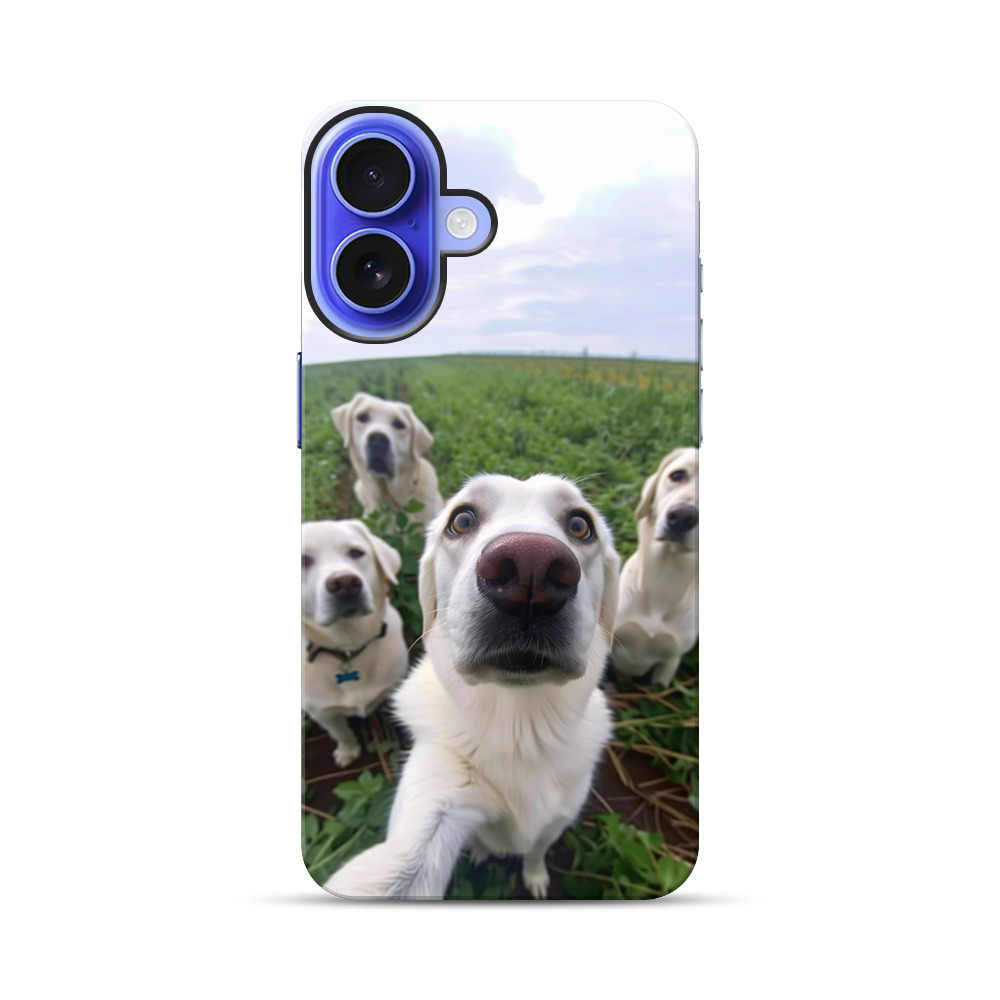 ラブラドールの群れ iPhone 17オリジナル耐衝撃ケース