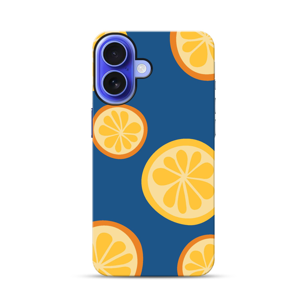 レモンのパターン iPhone 17オリジナル耐衝撃ケース