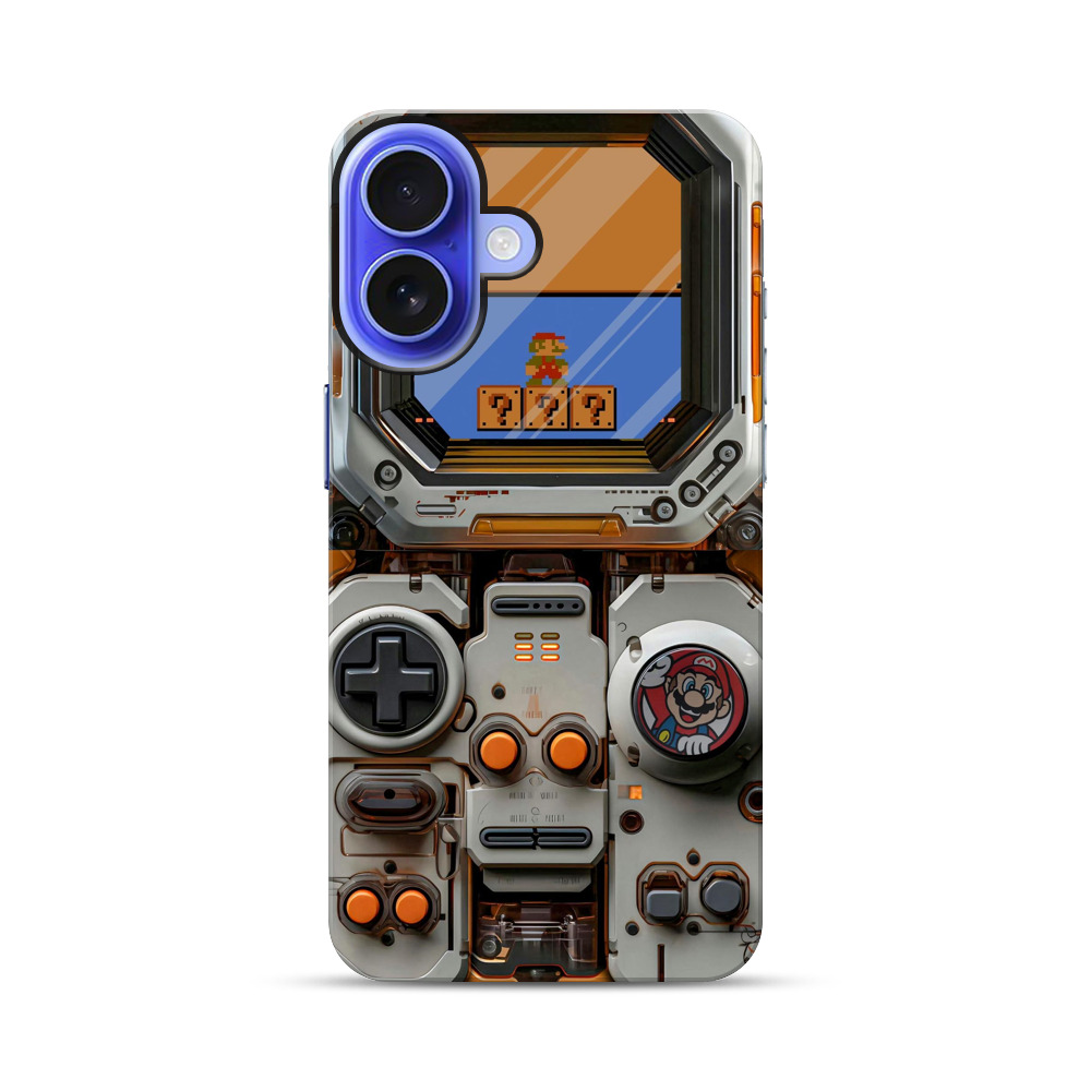 レトロゲームマリオ iPhone 17オリジナル耐衝撃ケース