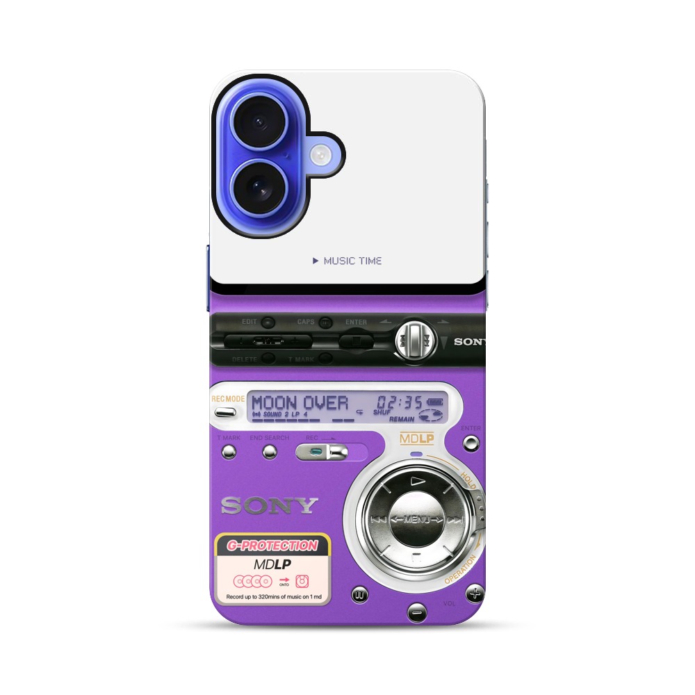 レトロなソニーウォークマン iPhone 17オリジナル耐衝撃ケース