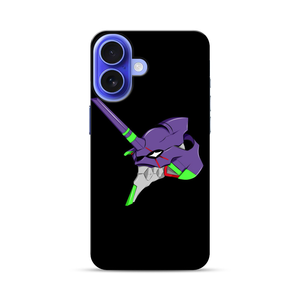 紫色のロボットヘルメット iPhone 17オリジナル耐衝撃ケース