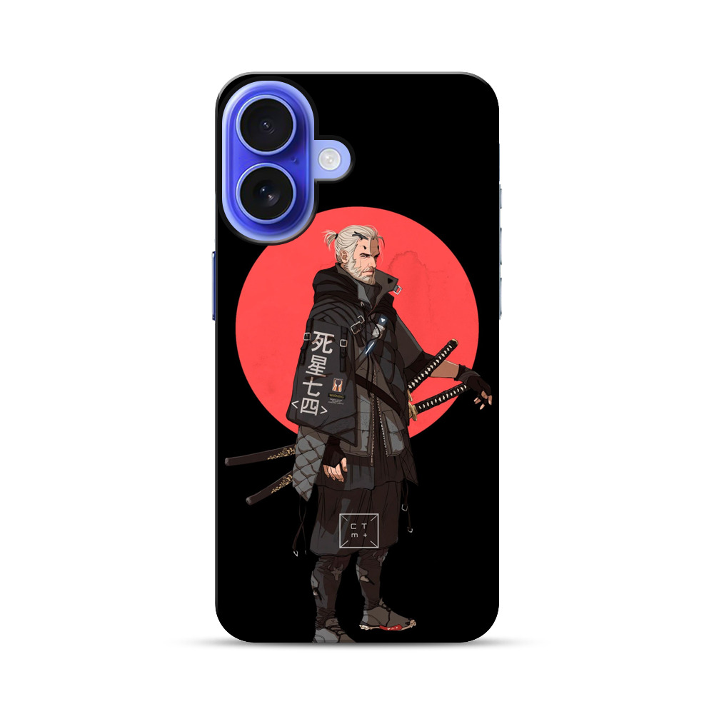 赤月侍の男 iPhone 17オリジナル耐衝撃ケース