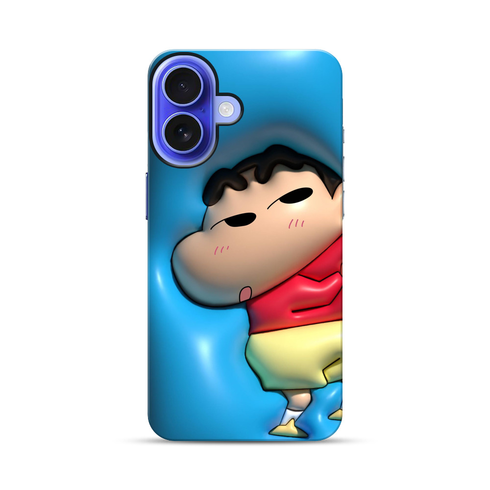 しんちゃんのいたずら顔 iPhone 17オリジナル耐衝撃ケース