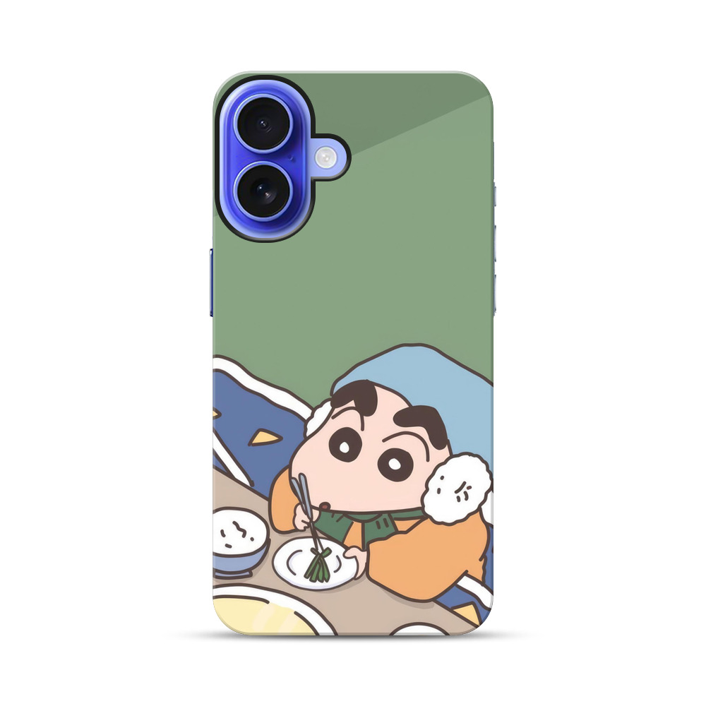 冬のしんちゃん iPhone 17オリジナル耐衝撃ケース