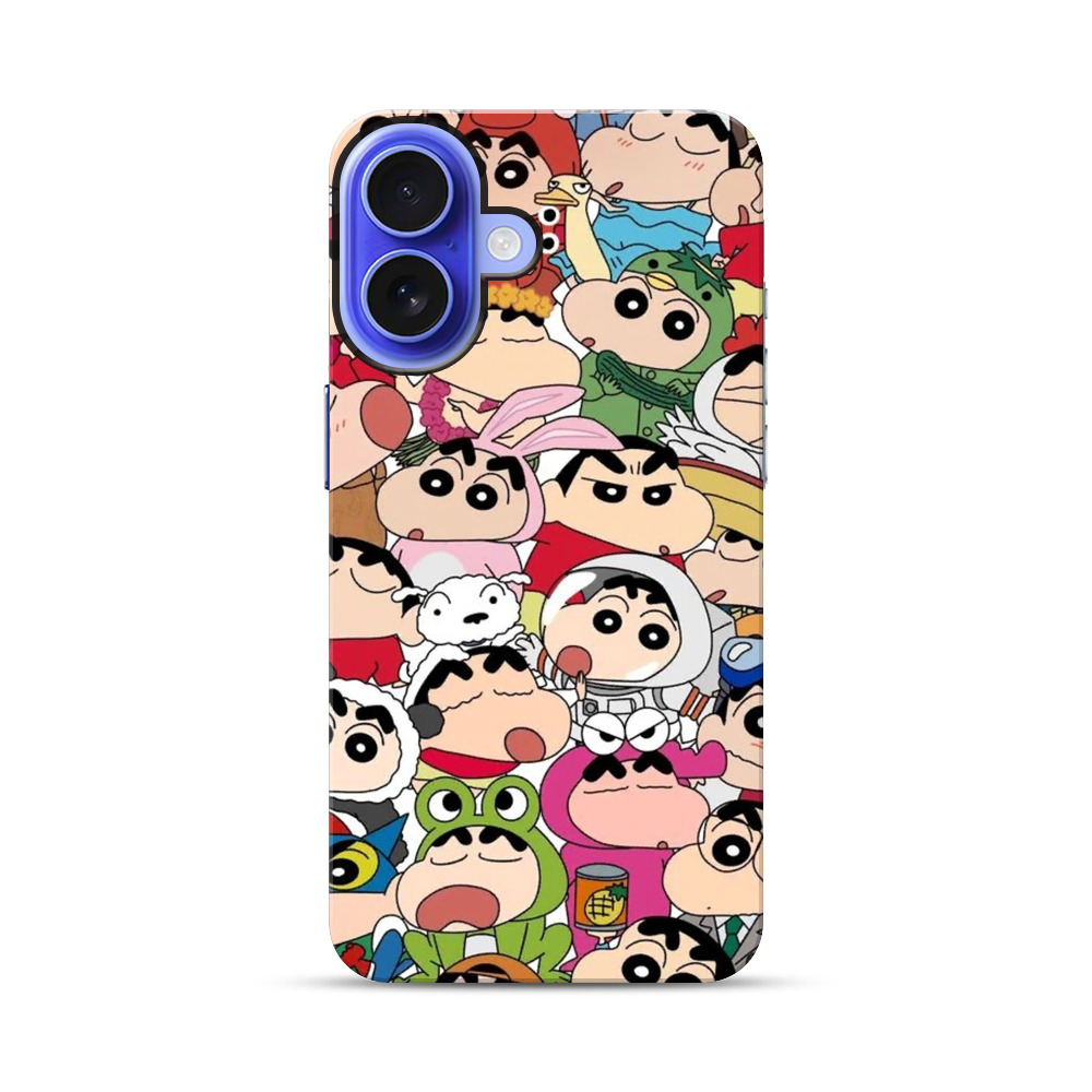 しんちゃんのキャラクターたち iPhone 17オリジナル耐衝撃ケース