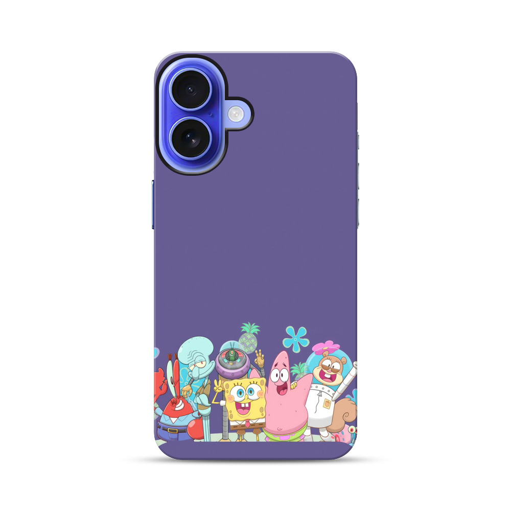 スポンジボブと仲間たち iPhone 17オリジナル耐衝撃ケース