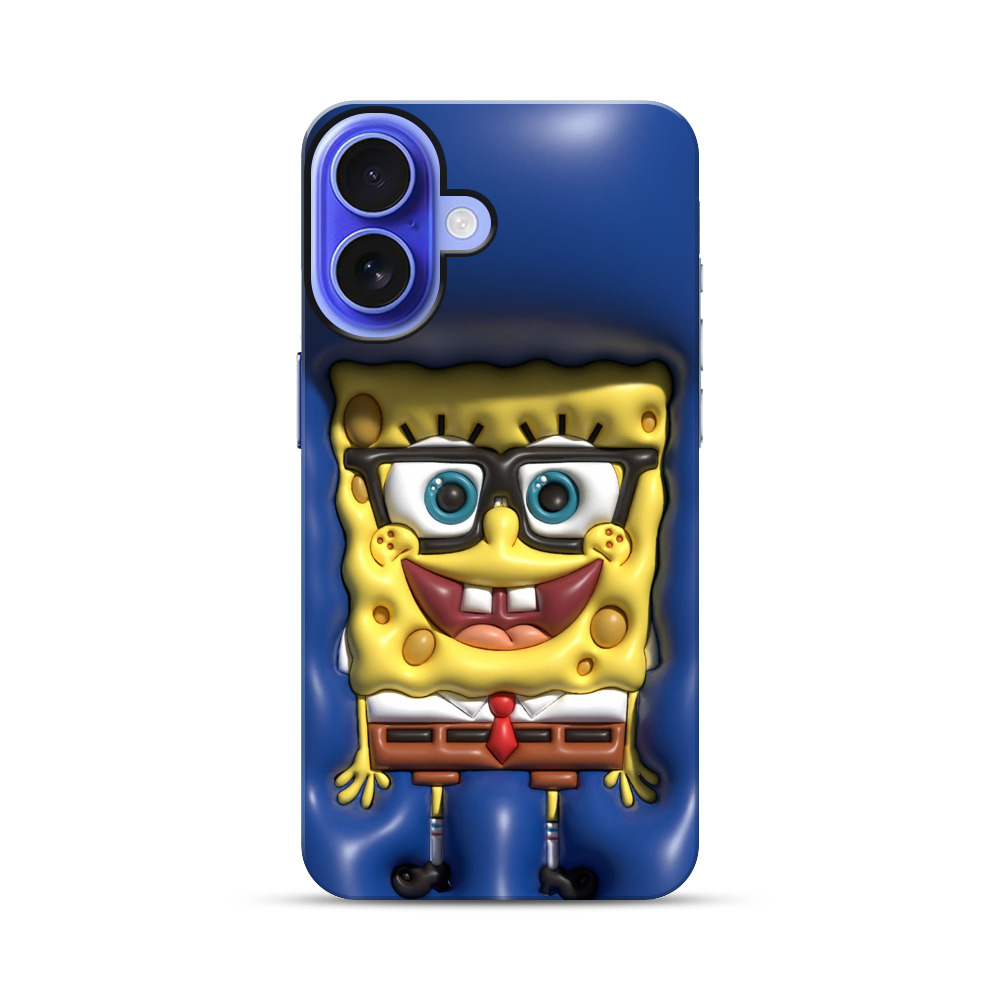 メガネスポンジボブ iPhone 17オリジナル耐衝撃ケース