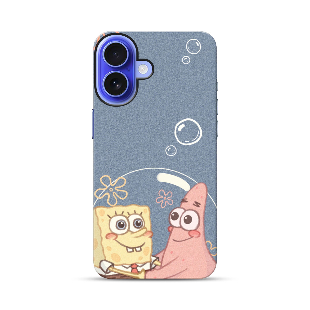 泡の中のスポンジボブ iPhone 17オリジナル耐衝撃ケース