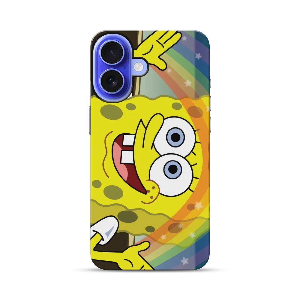 スポンジボブの笑顔 iPhone 17オリジナル耐衝撃ケース