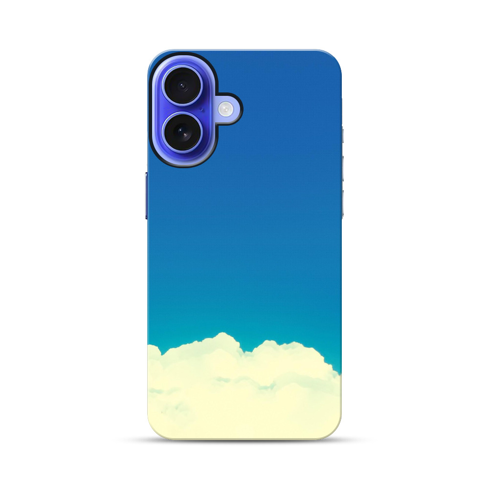 澄んだ青空と白雲 iPhone 17オリジナル耐衝撃ケース