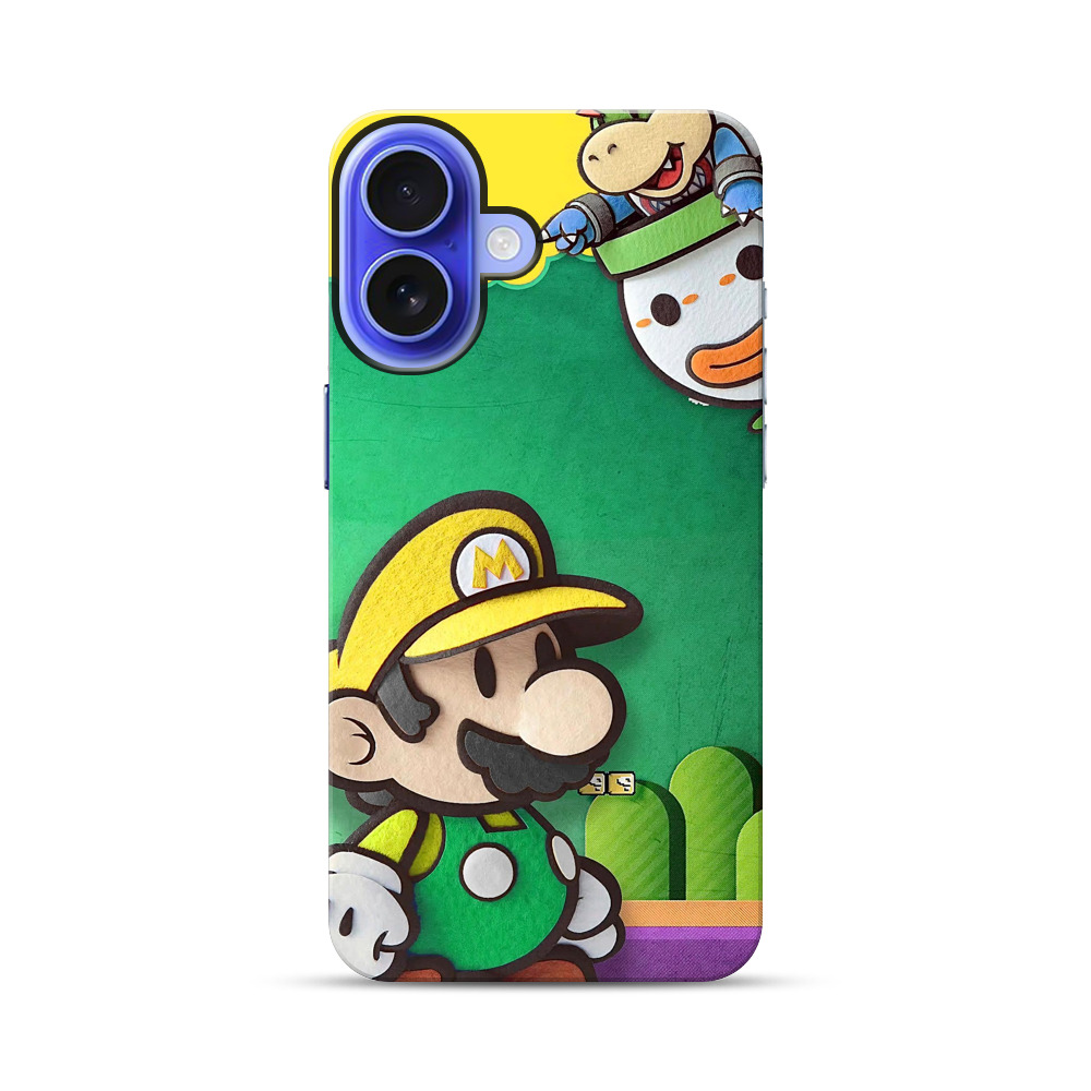 フェルトマリオキャラ iPhone 17オリジナル耐衝撃ケース