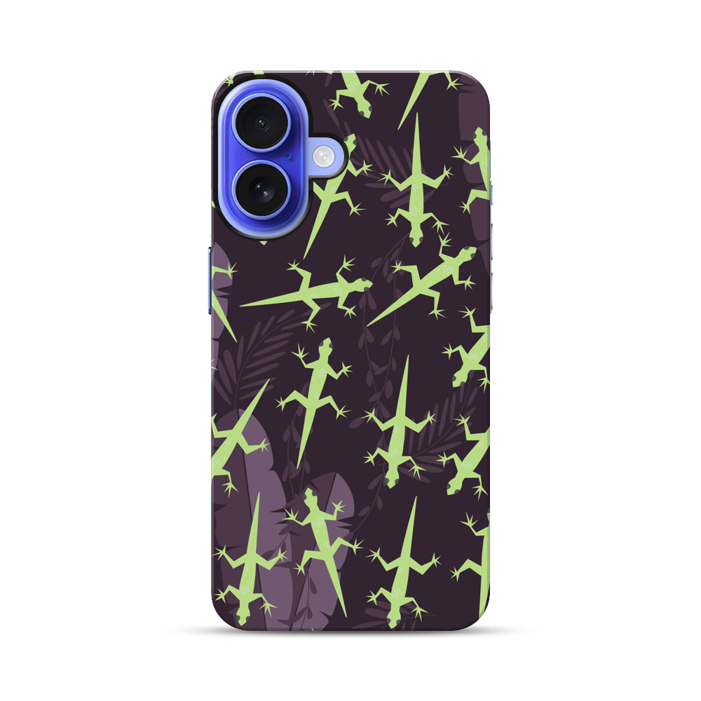 トカゲのパターン iPhone 17オリジナル耐衝撃ケース