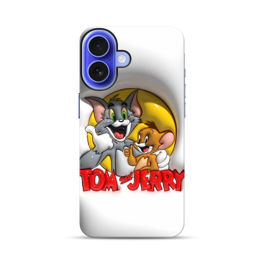 トムとジェリーの笑顔 iPhone 17オリジナル耐衝撃ケース