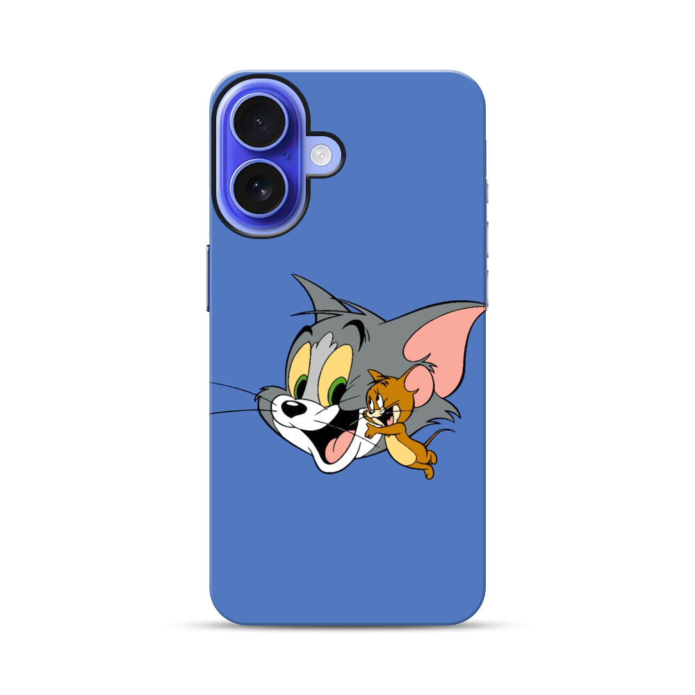 トムとジェリーの顔 iPhone 17オリジナル耐衝撃ケース