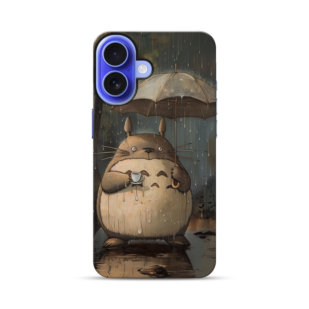 雨の中のトトロ iPhone 17オリジナル耐衝撃ケース