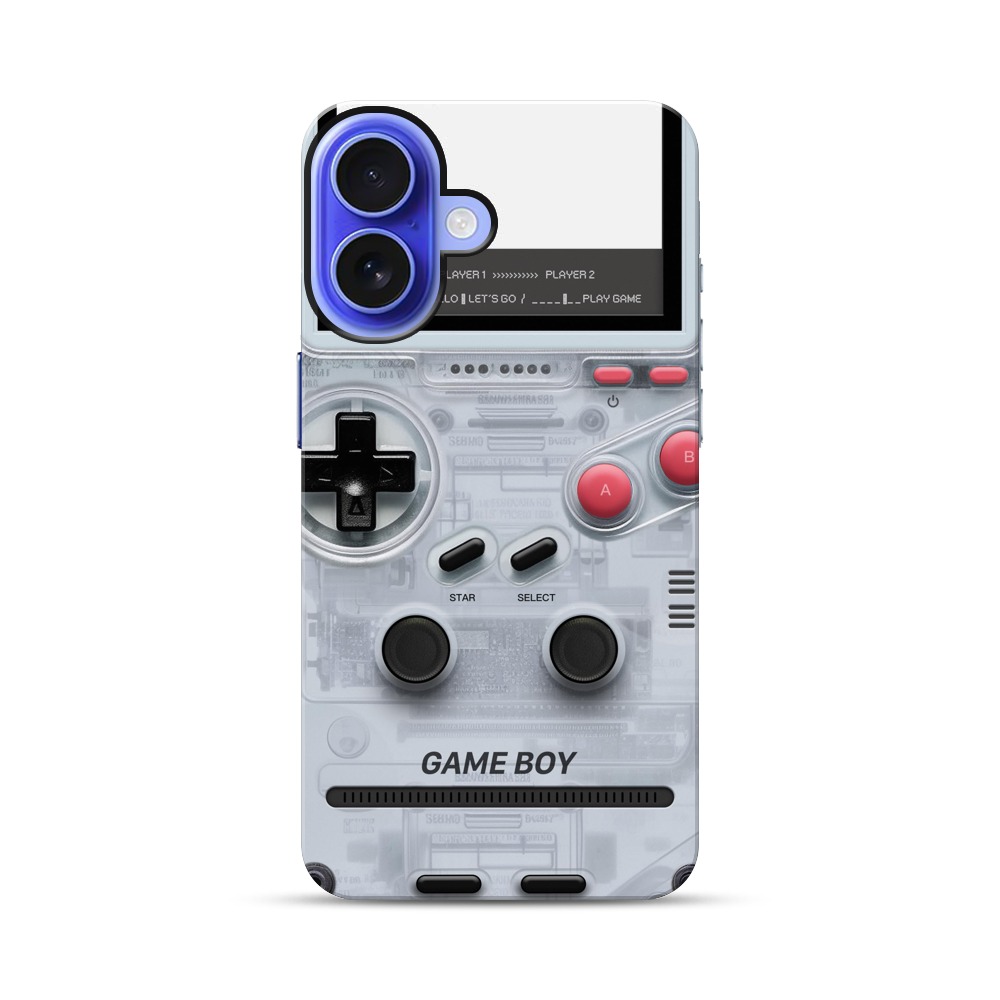 透明レトロゲームコントローラー iPhone 17オリジナル耐衝撃ケース