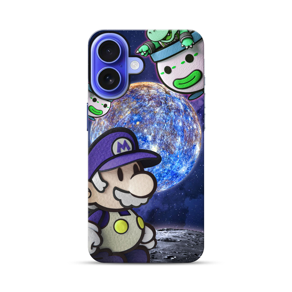 宇宙と紫帽子の冒険者 iPhone 17オリジナル耐衝撃ケース