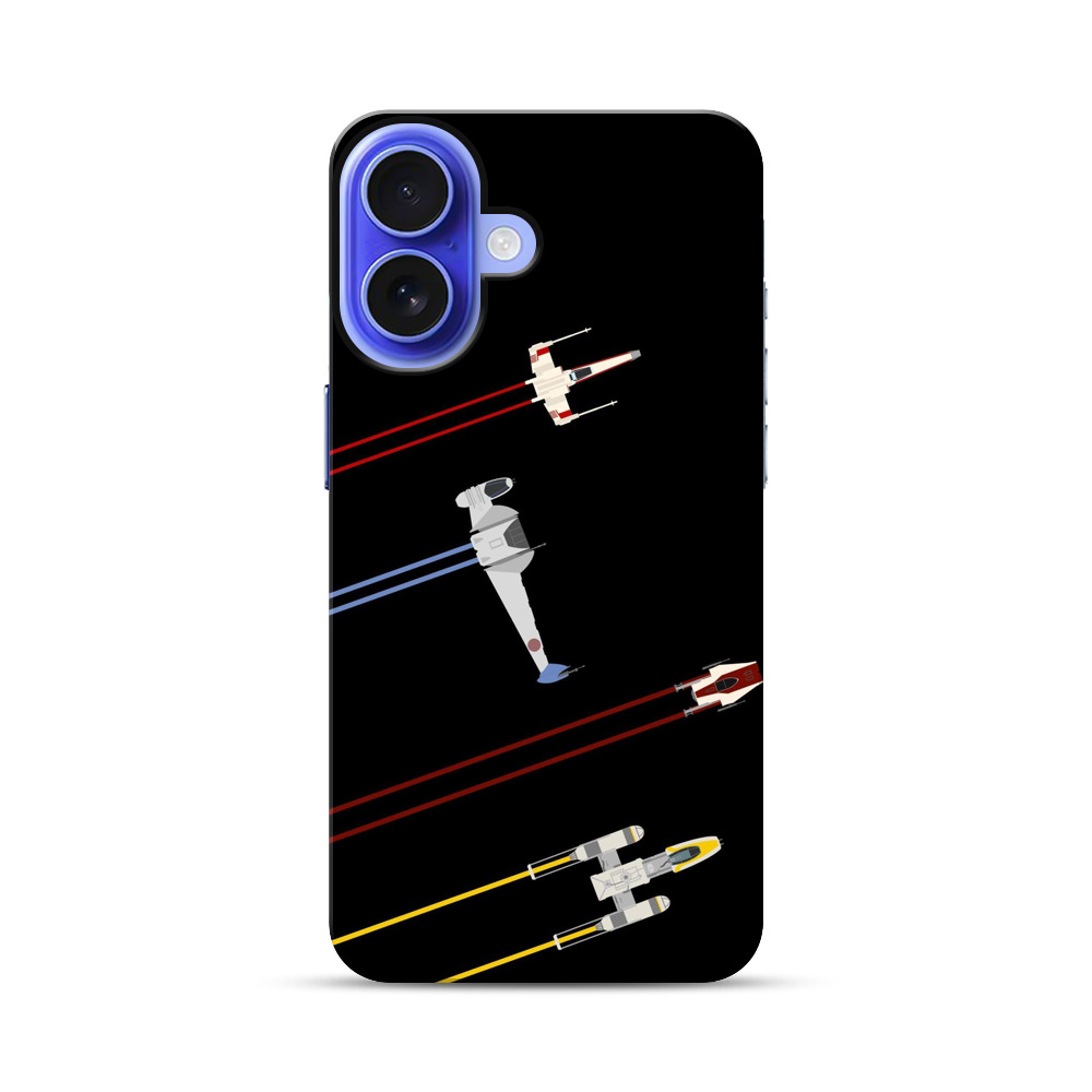 宇宙戦闘機の飛翔 iPhone 17オリジナル耐衝撃ケース