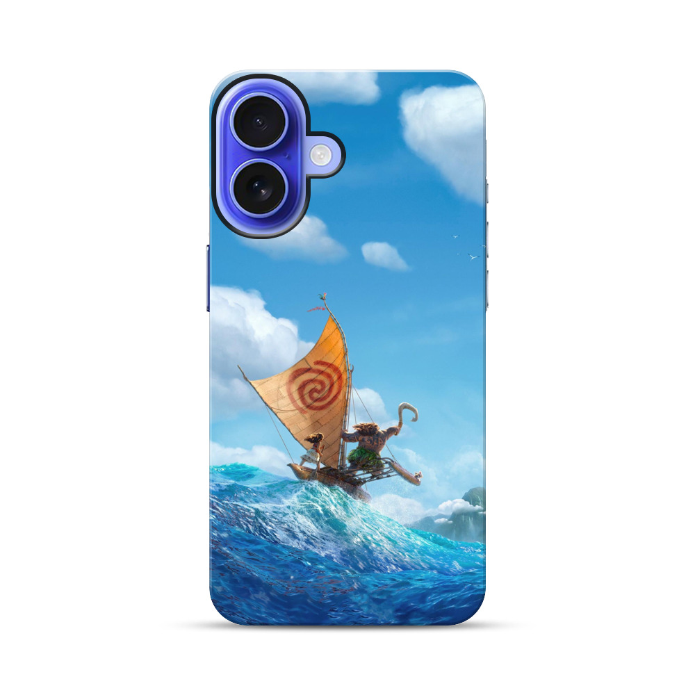 海を航海する伝統の帆船 iPhone 17オリジナル耐衝撃ケース