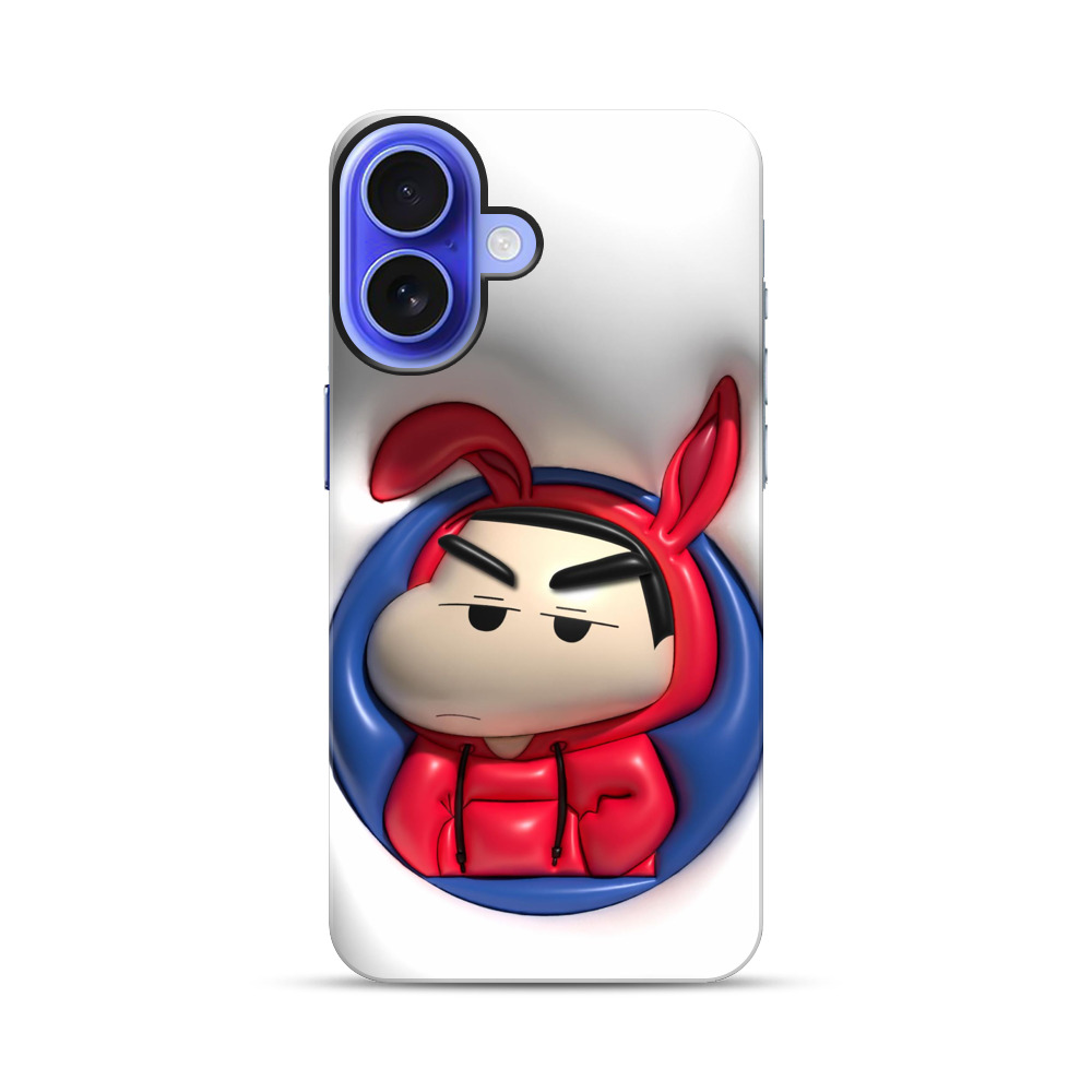 うさぎ耳フードのキャラ iPhone 17オリジナル耐衝撃ケース