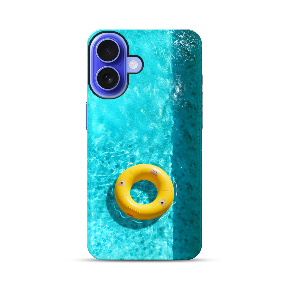 プールの黄色浮き輪 iPhone 17オリジナル耐衝撃ケース