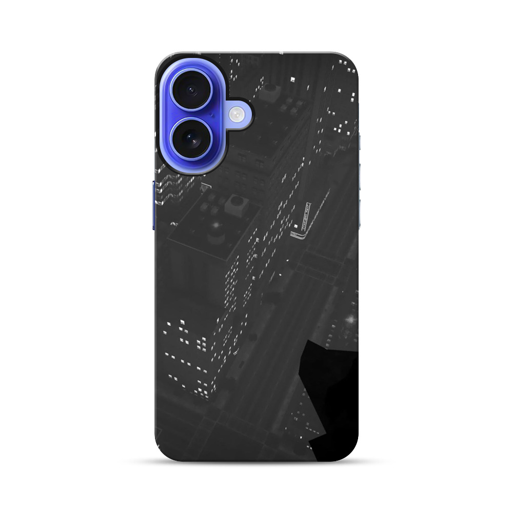 夜の都市シルエット iPhone 17オリジナル耐衝撃ケース