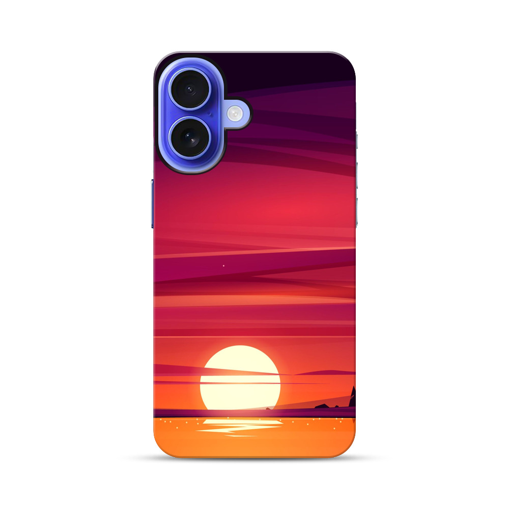 夕日のグラデーション iPhone 17オリジナル耐衝撃ケース