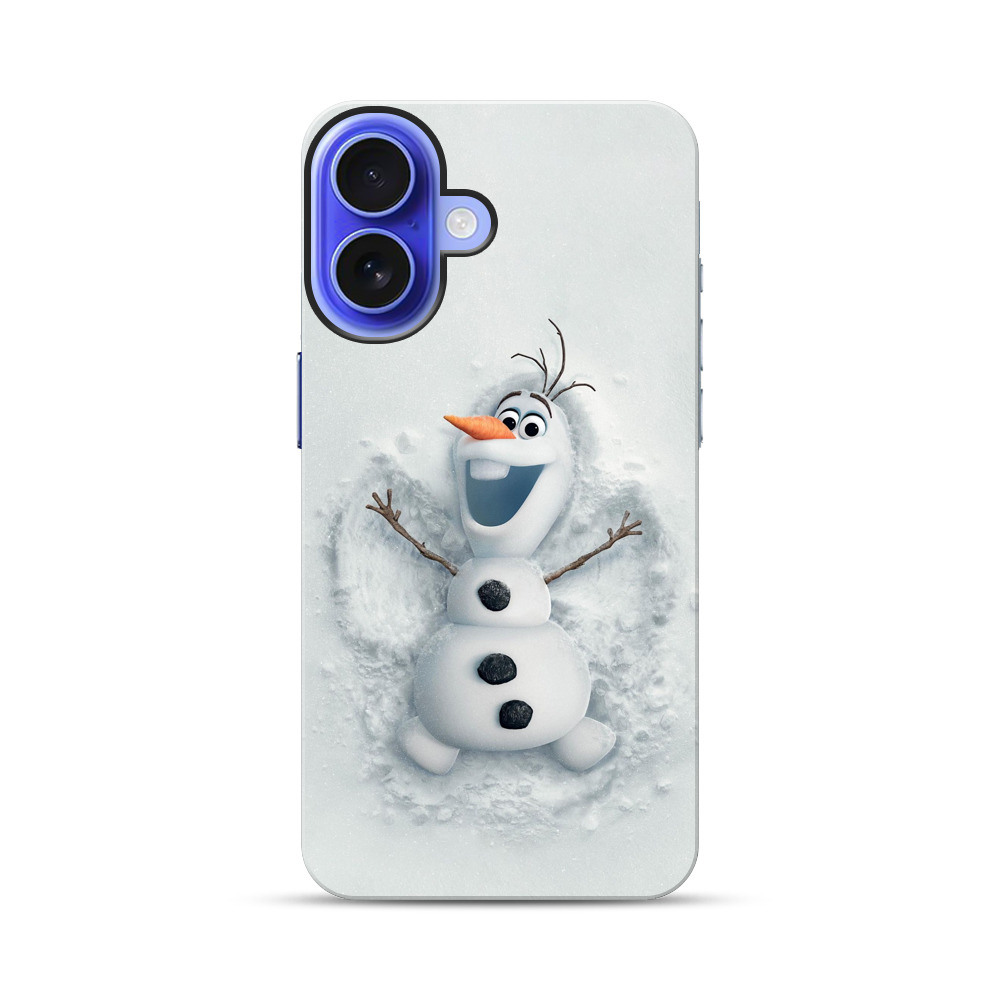 雪だるまオラフ iPhone 17オリジナル耐衝撃ケース