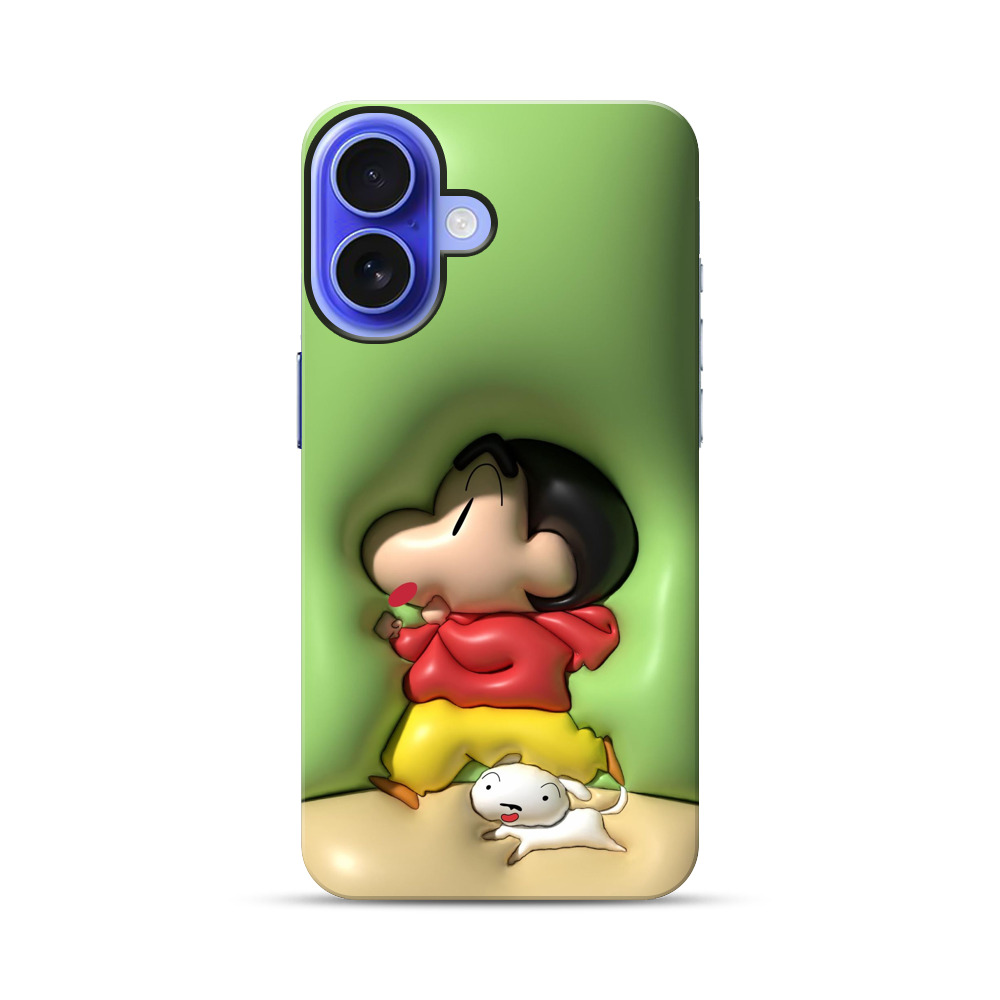 ユニークキャラクターシルエット iPhone 17オリジナル耐衝撃ケース