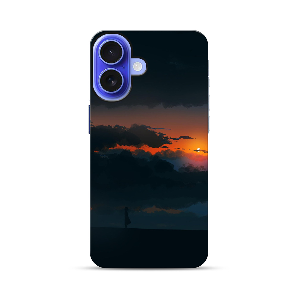夕焼け雲の風景 iPhone 17オリジナル耐衝撃ケース