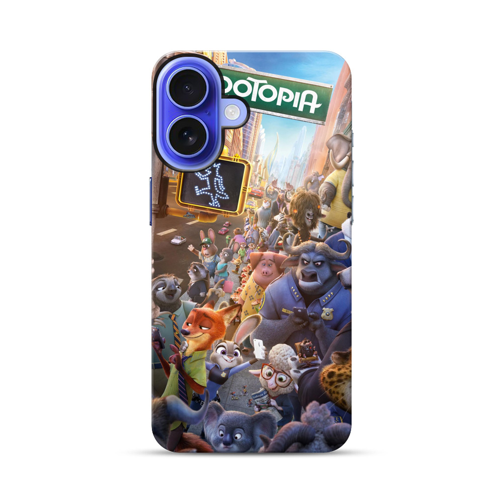 ズートピア都市の群衆 iPhone 17オリジナル耐衝撃ケース