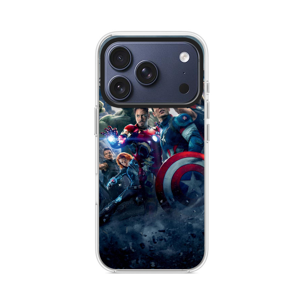 アベンジャーズ戦闘シーン iPhone 17 Proオリジナルケース