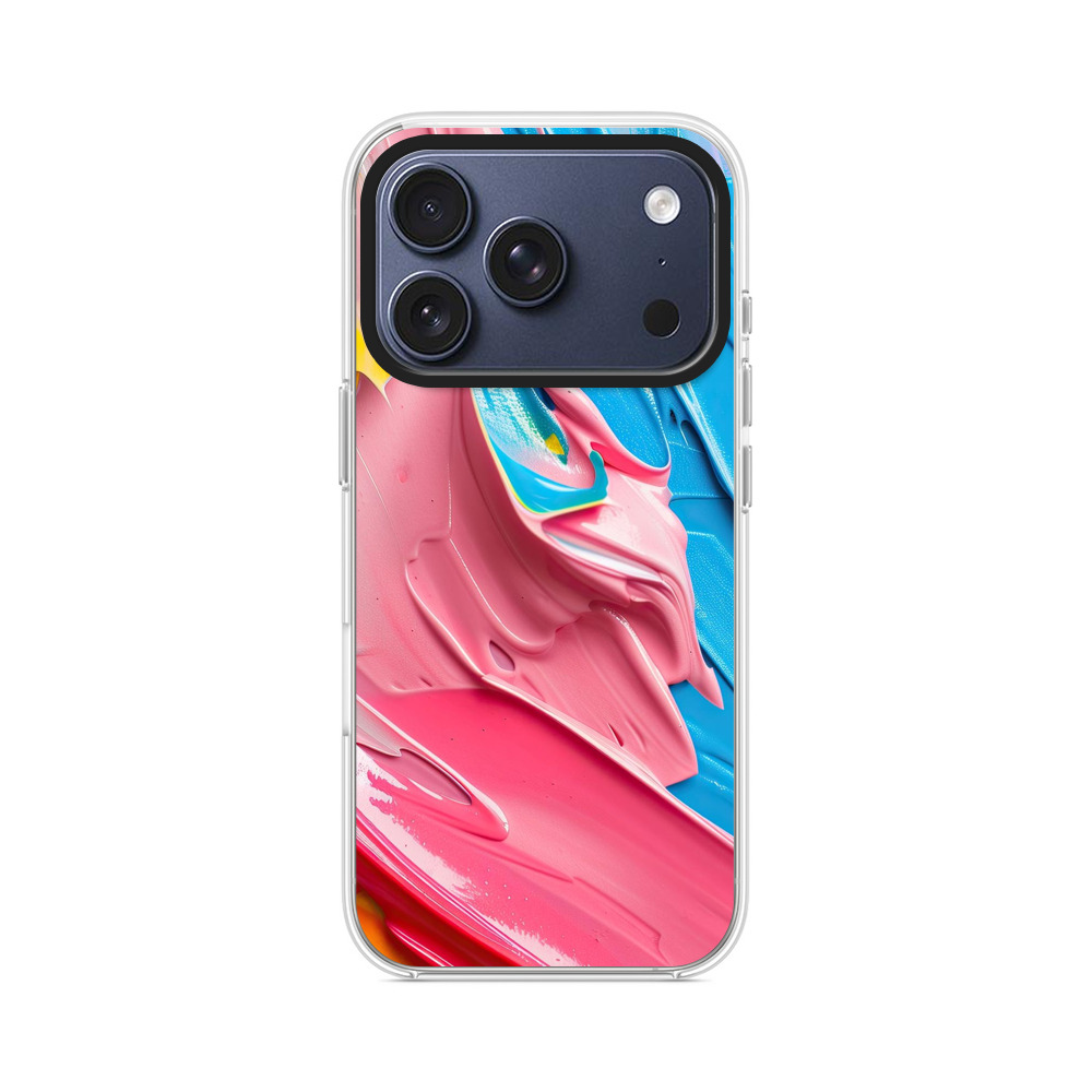 抽象ペイント模様 iPhone 17 Proオリジナルケース