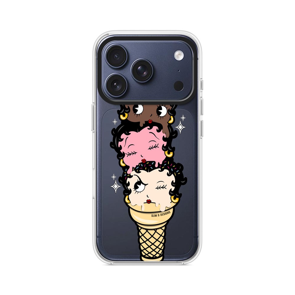 アイスクリームのキャラクター iPhone 17 Proオリジナルケース