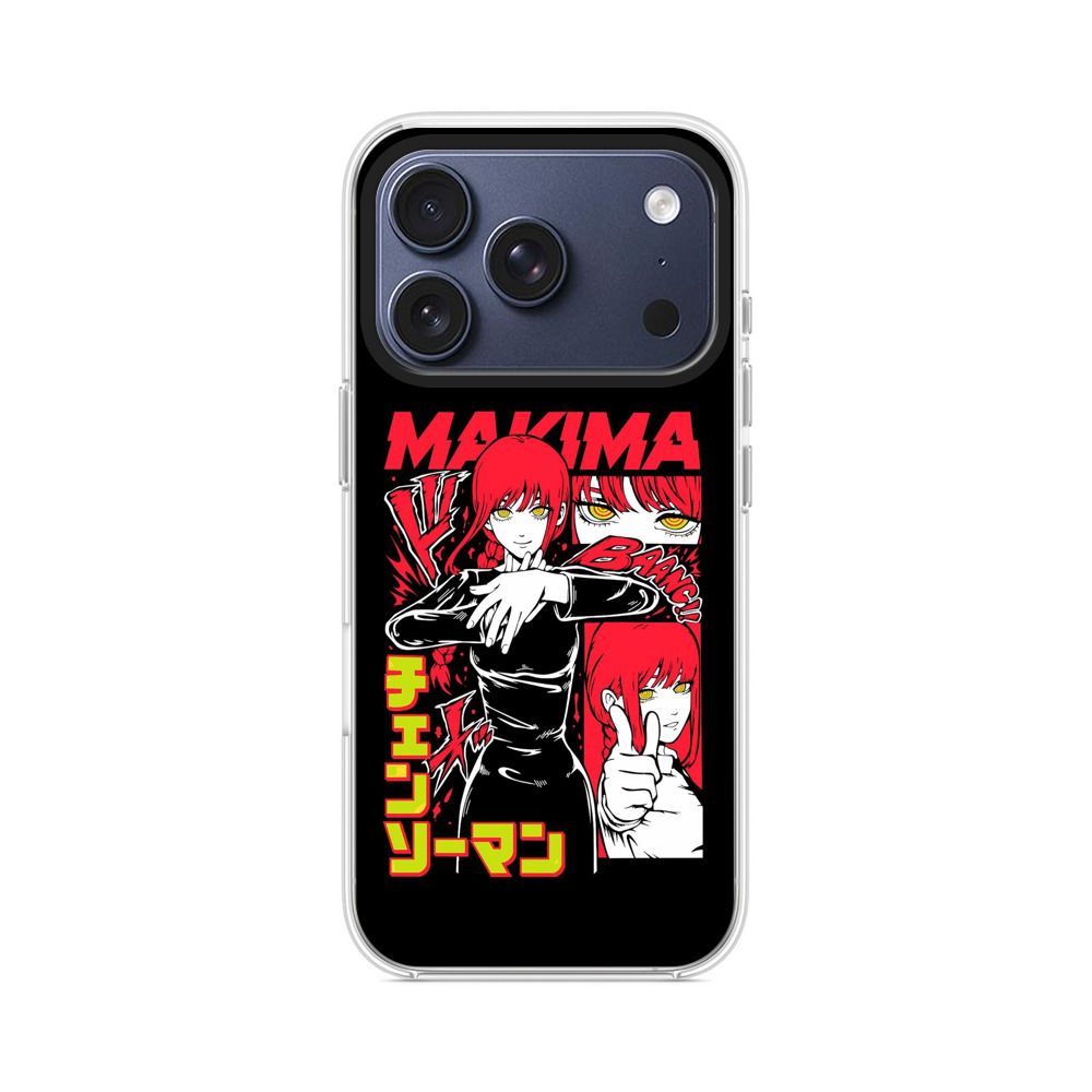 赤い髪のキャラクター iPhone 17 Proオリジナルケース