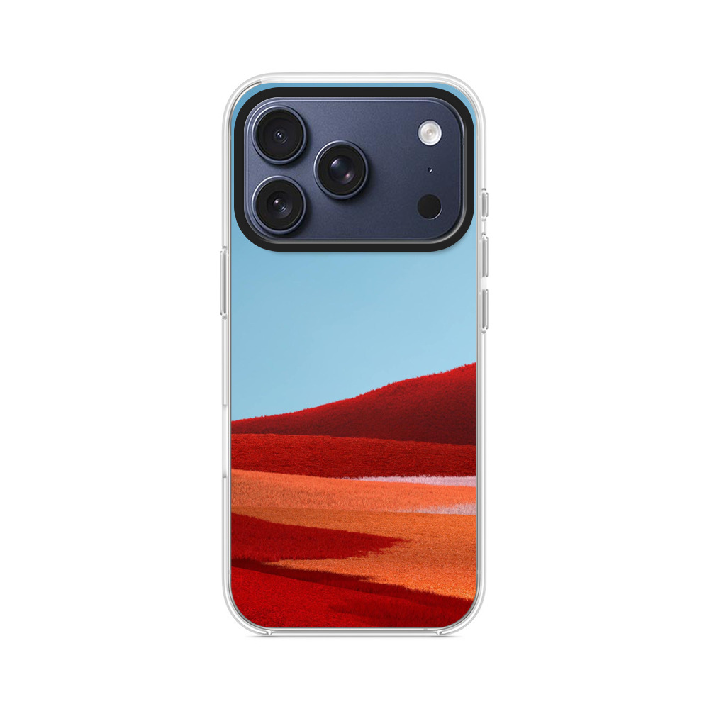 赤い丘と青空 iPhone 17 Proオリジナルケース