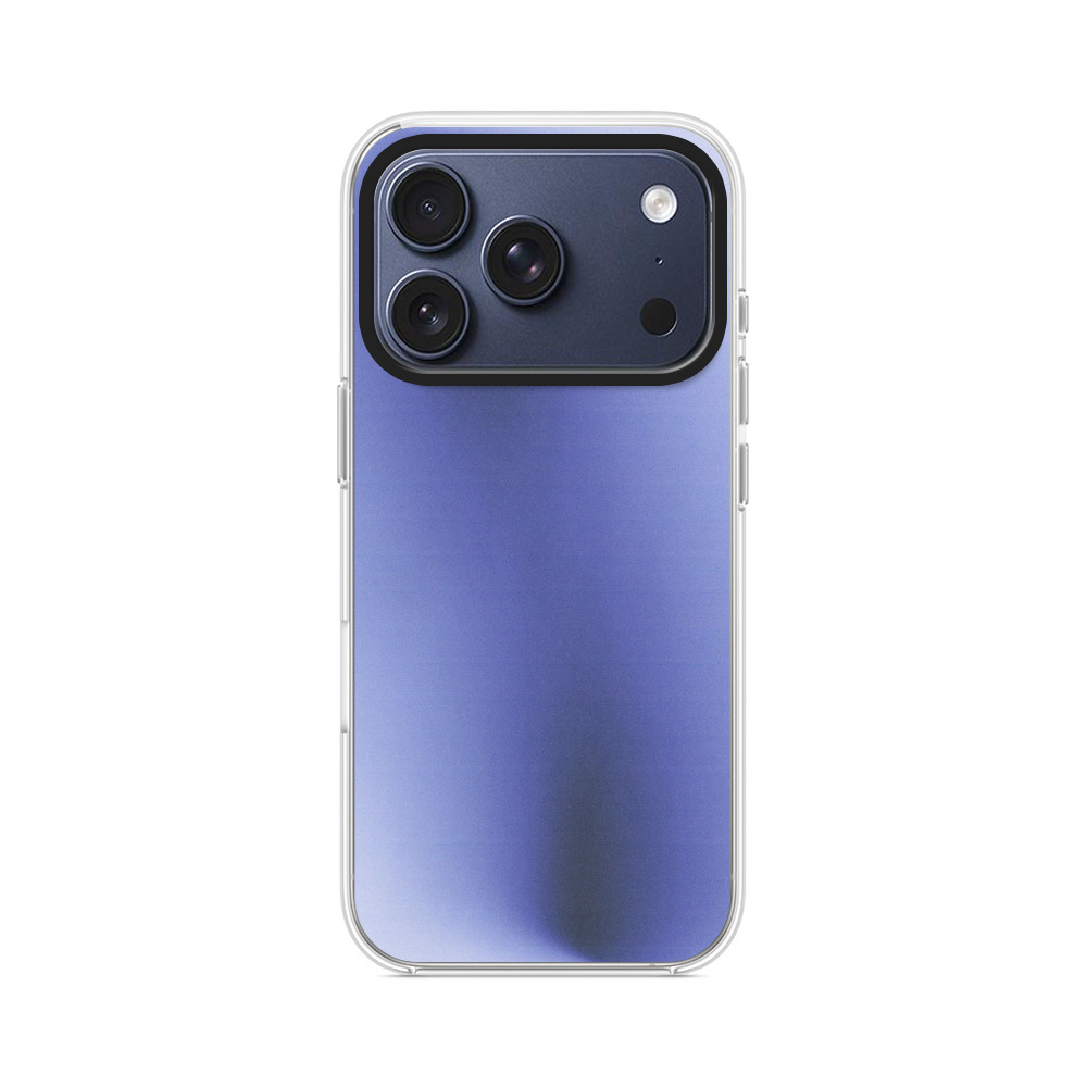 青い抽象画 iPhone 17 Proオリジナルケース