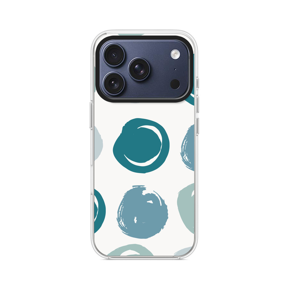 青いドット模様 iPhone 17 Proオリジナルケース